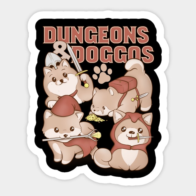 Dungeons & Doggos Sticker by Glassstaff
